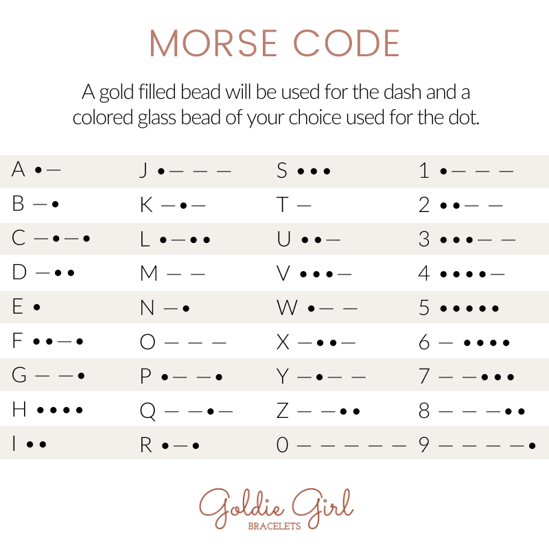 Clasp Morse Code Jewelry Bracelets Rings 14k Gold FIlled Stretch Bracelet4