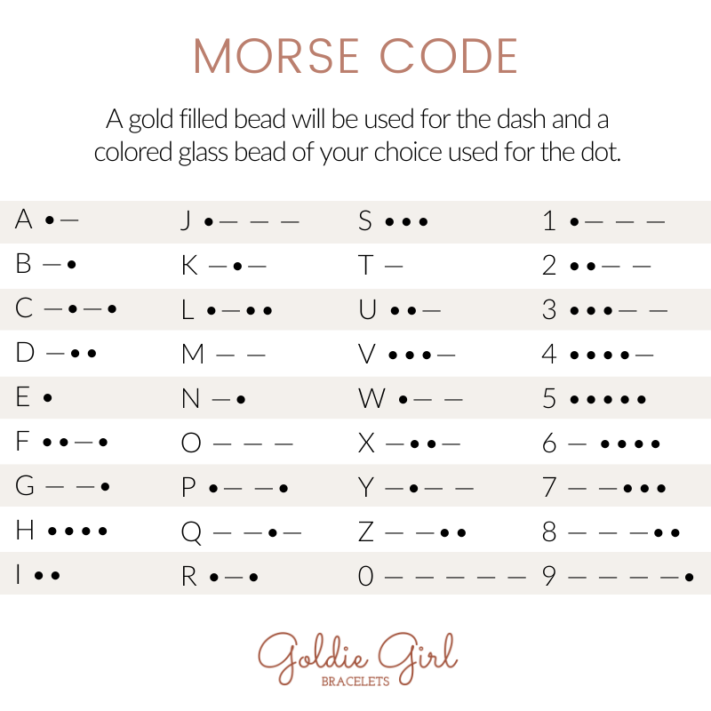 DIY Morse Code Bracelets – Honestly WTF