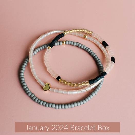 Bracelet Box Subscription January 2024
